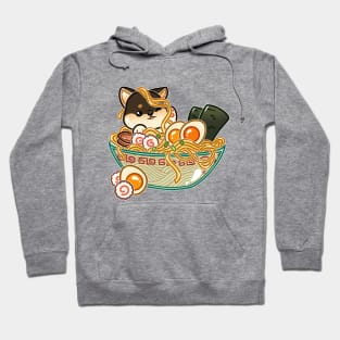 Shiba Inu Dog Ramen Bowl Hoodie